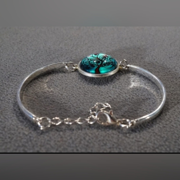 Vintage Tree Of Life Braclet ~ Resin & Zinc Alloy - Picture 5 of 5